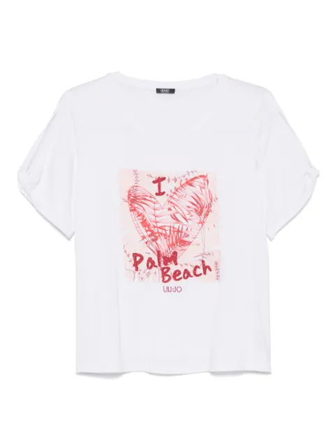 LIU JO slogan-print T-shirt