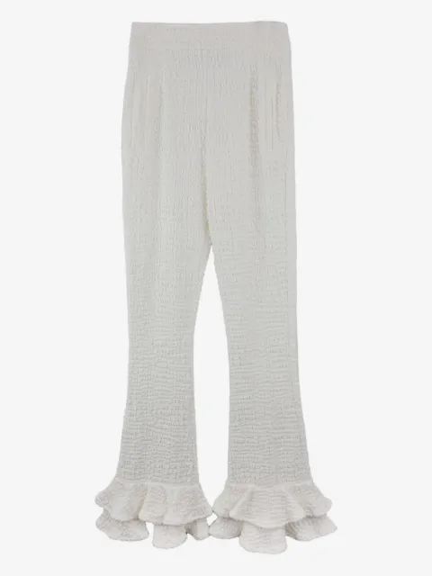 AMBUSH ruffle-hem trousers