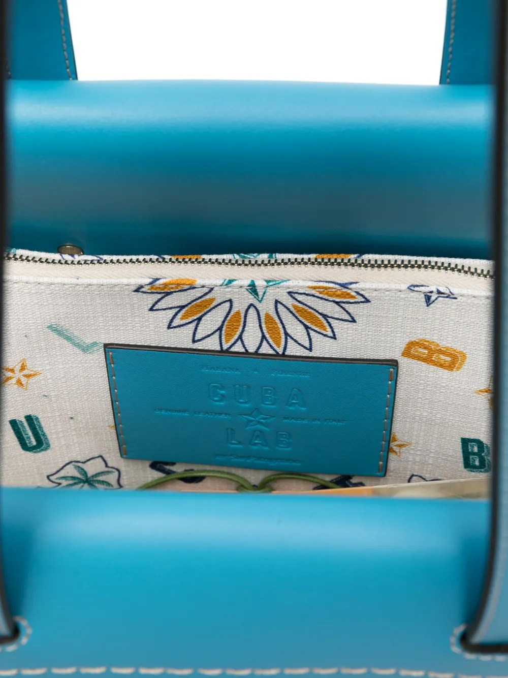 CUBA LAB Tropicana Capri shopper Beige
