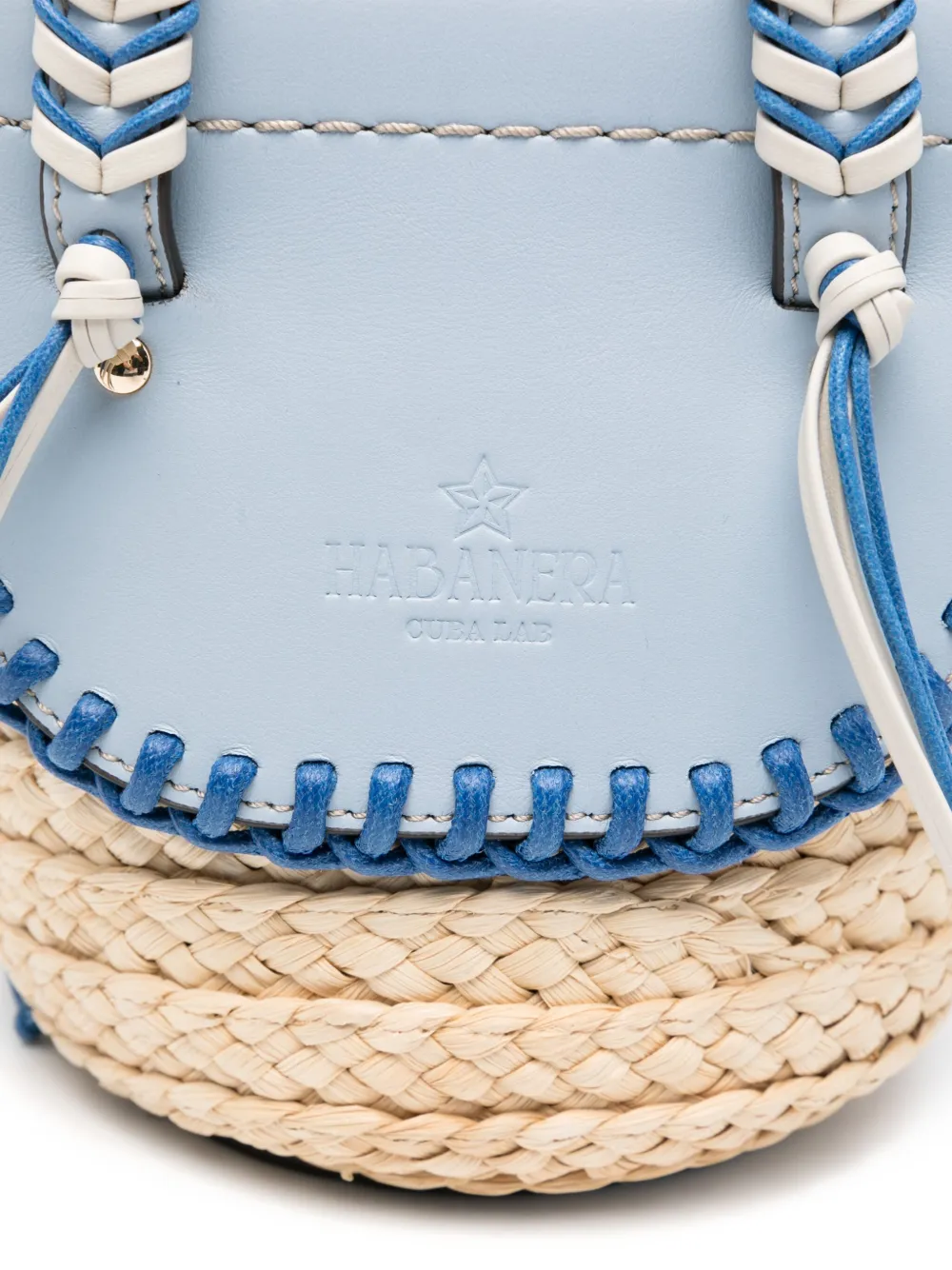 CUBA LAB Habanera bucket-tas Blauw