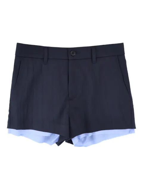 AMBUSH shorts de vestir con rayas diplomáticas estampadas