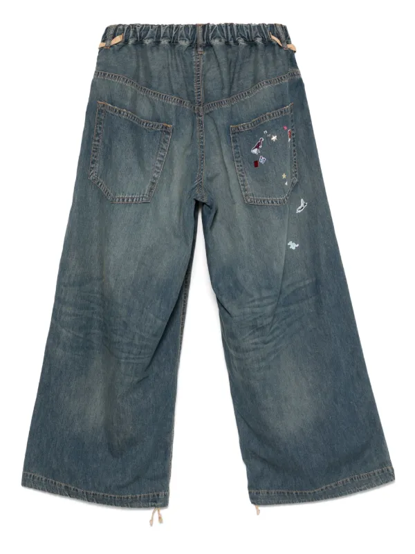 ミハラヤスヒロ HUGE DETAIL STICKER JEANS MIHARA YASUHIRO/ミハラヤスヒロ】HUGE DETAIL STICKER JEANS