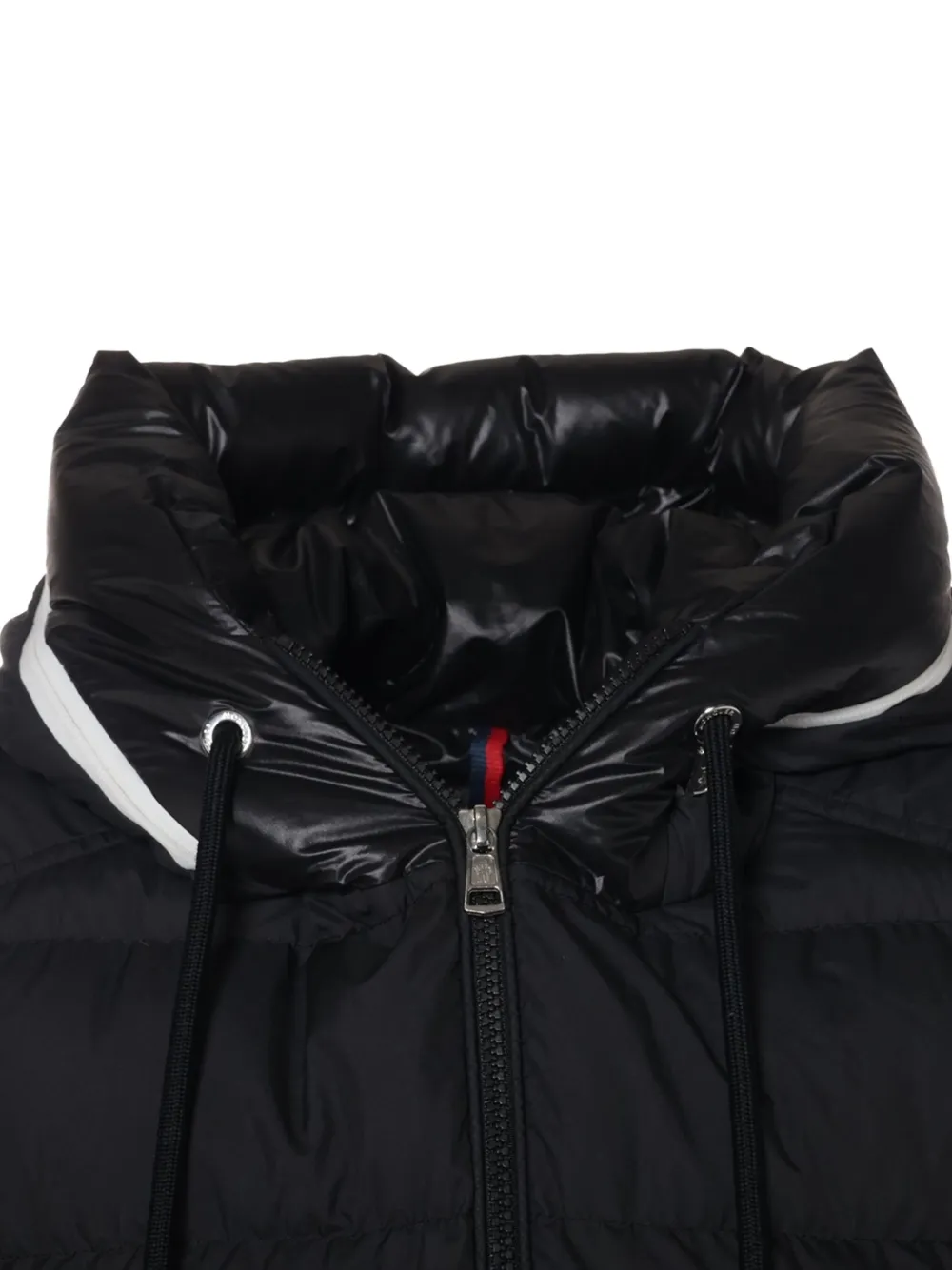Moncler hooded puffer jacket Zwart