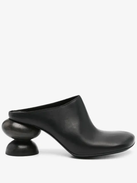 Uma Wang sculpted-heel mules