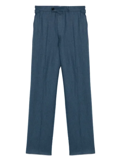 FURSAC pantalones con dobladillo vuelto