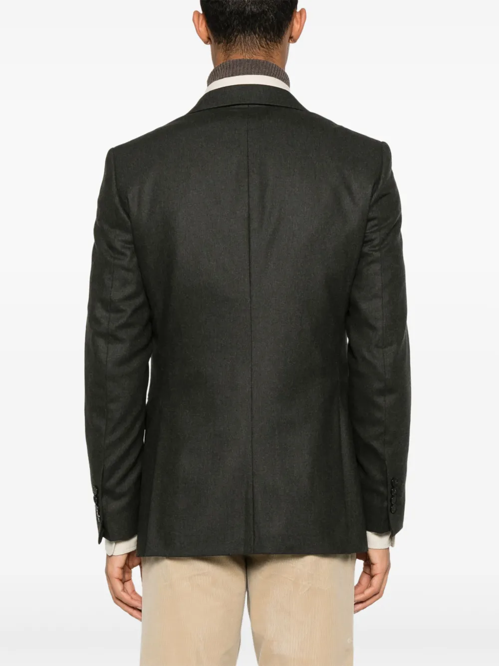 FURSAC Blazer van scheerwol Groen