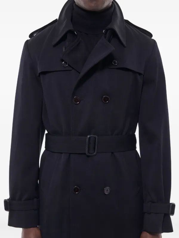 FURSAC ダブルブレスト トレンチコート | ブルー | FARFETCH JP