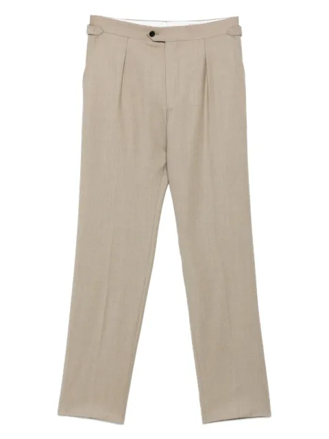 FURSAC pantalones con dobladillo vuelto
