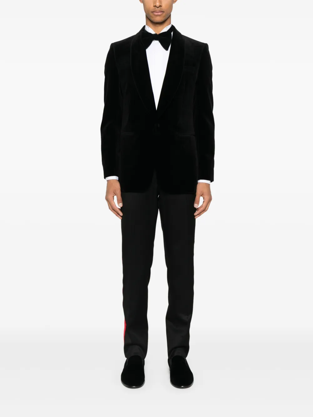 FURSAC Blazer met enkele rij knopen Zwart