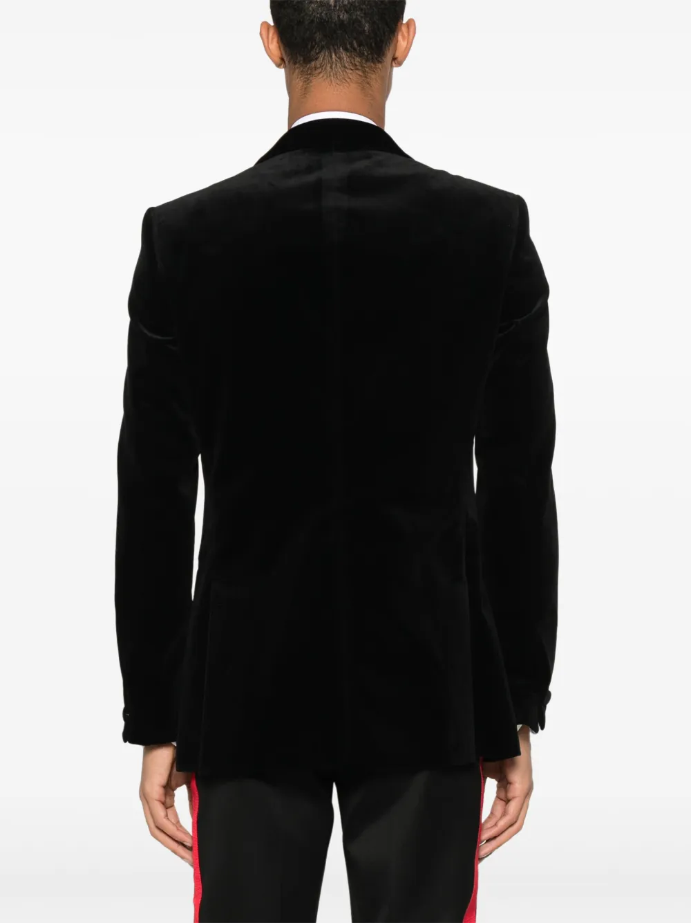 FURSAC Blazer met enkele rij knopen Zwart