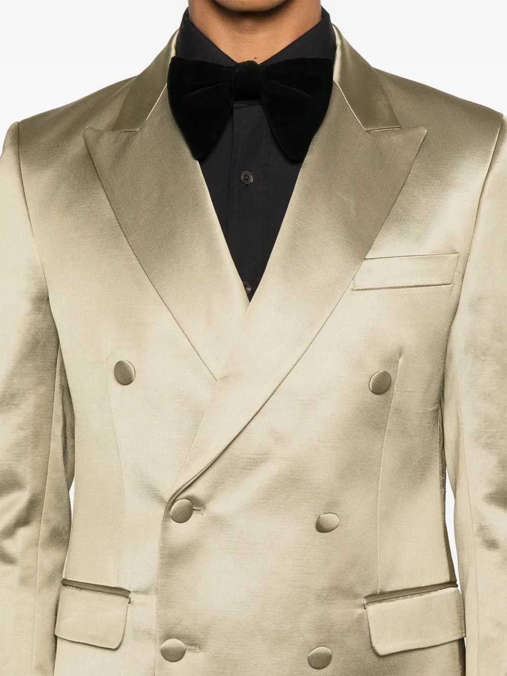 FURSAC Blazer met dubbele rij knopen Geel