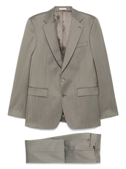 FURSAC herringbone-pattern suit