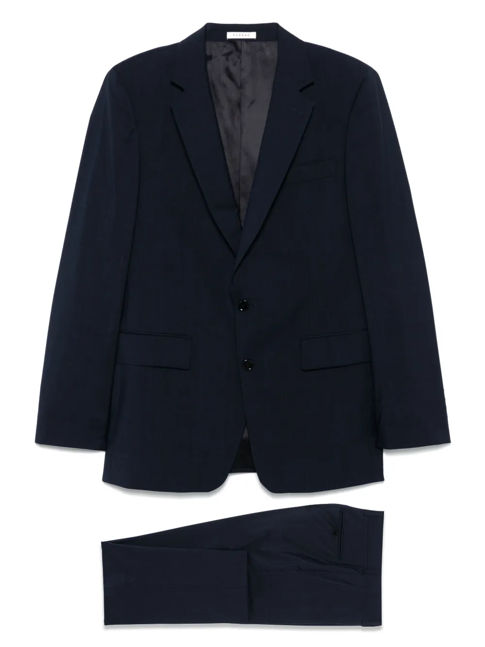 FURSAC Geruit pak Blauw