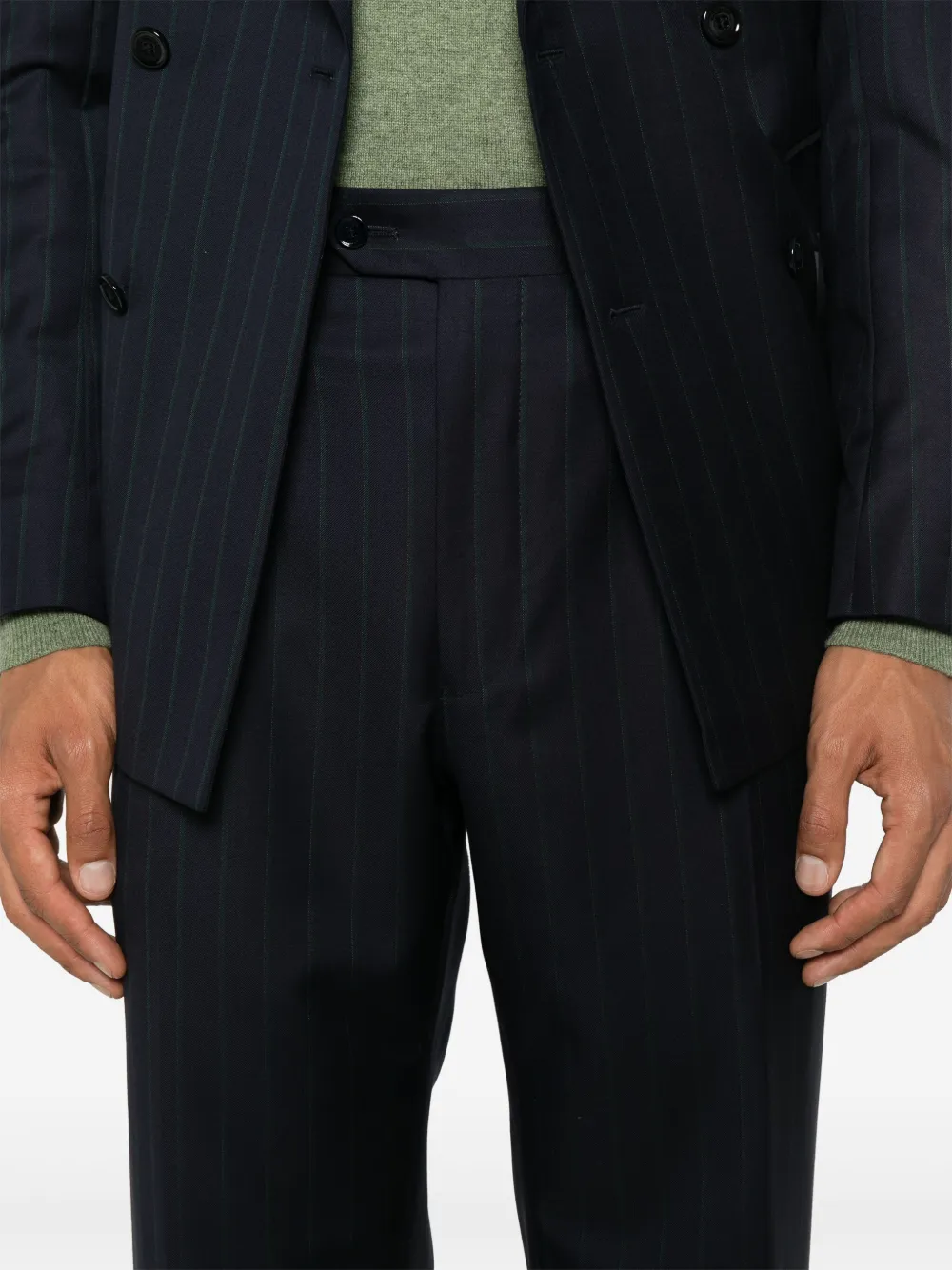 FURSAC Blazer met enkele rij knopen Blauw