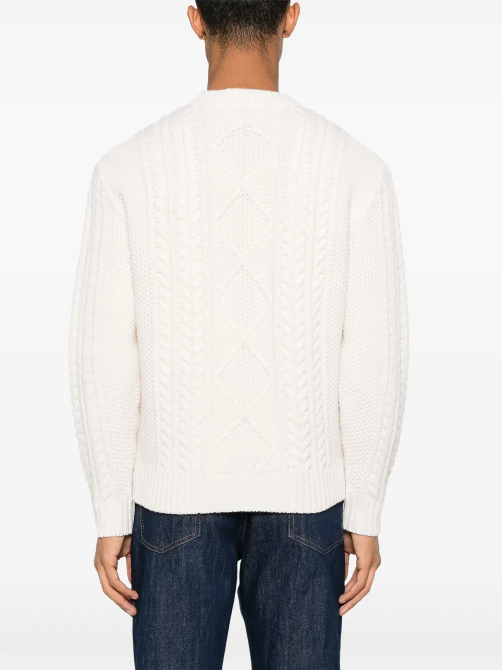 FURSAC Trui van wolblend Beige