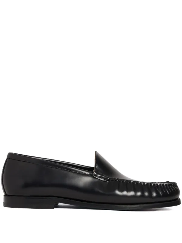 FURSAC Leather Loafers in Black