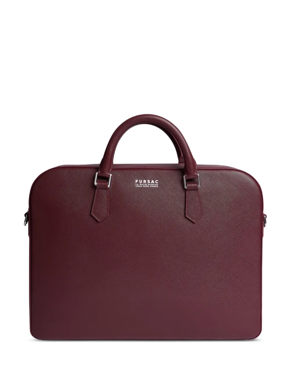 FURSAC saffiano-leather briefcase | Red | Image 1