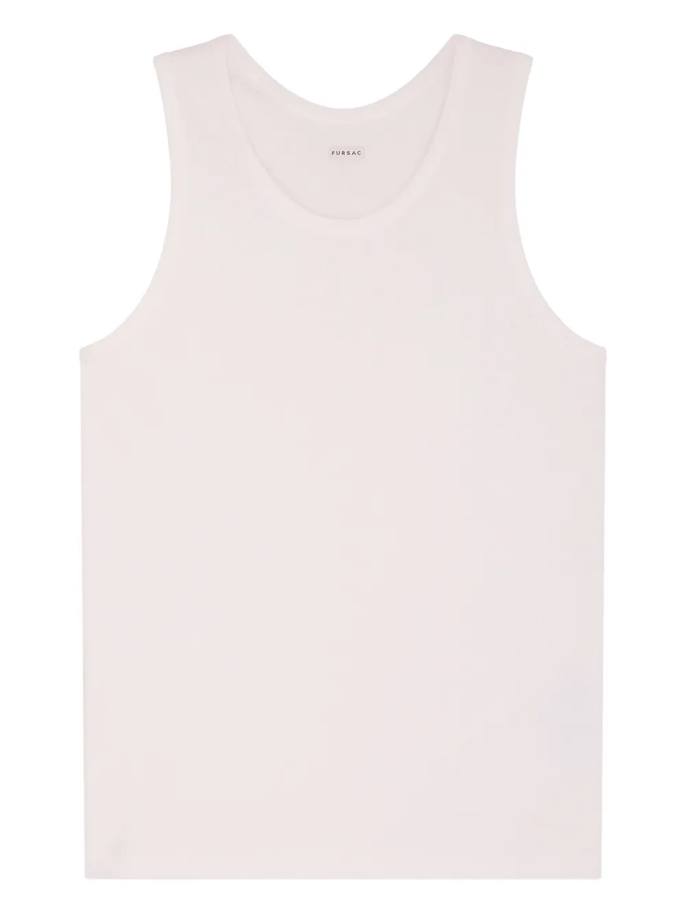 FURSAC ribbed cotton vest | White | Image 1