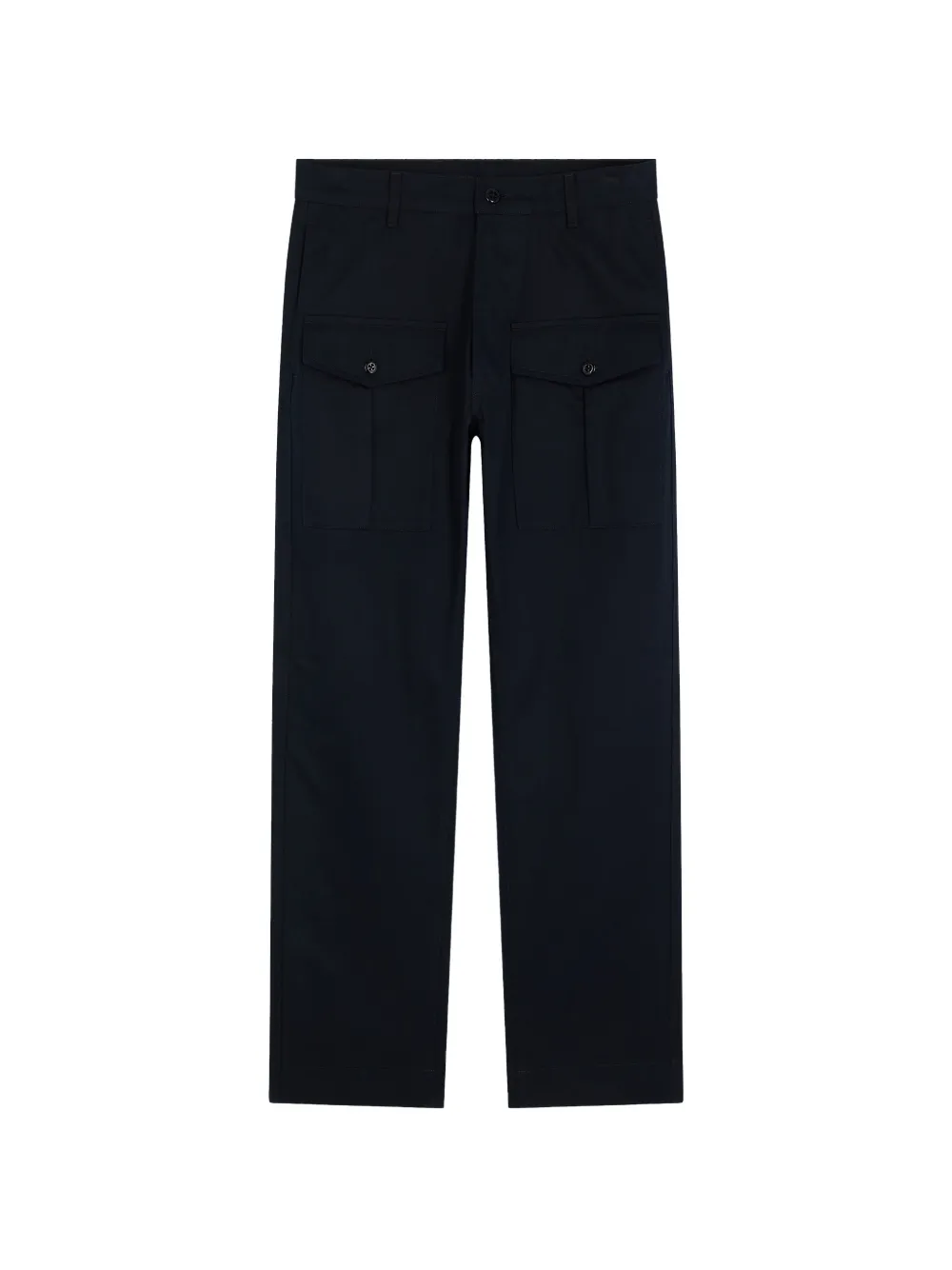 FURSAC cotton straight-leg trousers - Blu