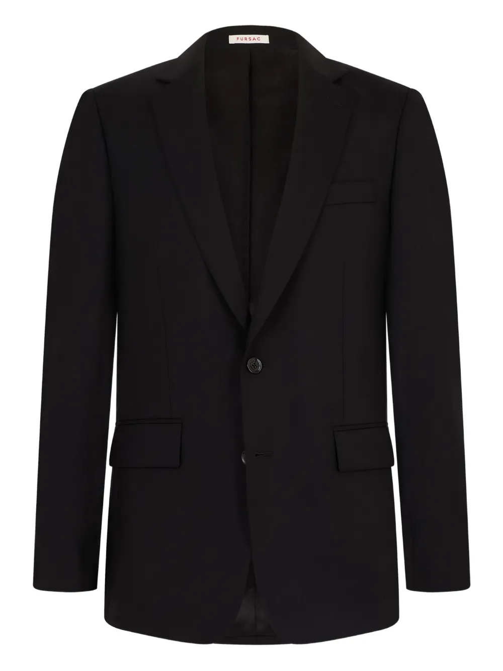 FURSAC single-breasted notched-lapel suit | Black | Image 1