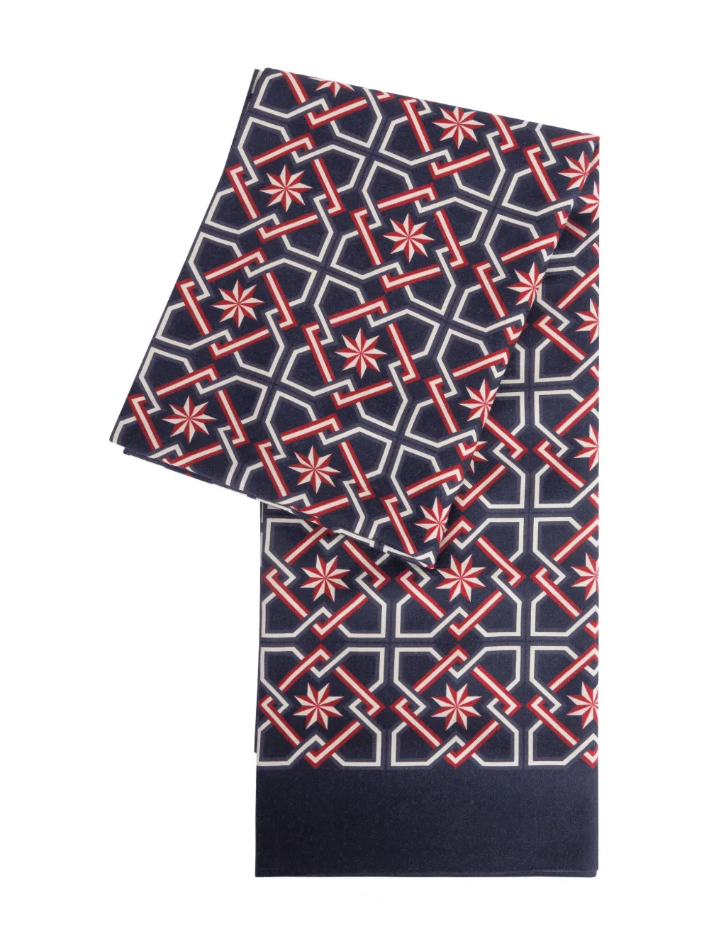 FURSAC geometric-star-print scarf - Blu