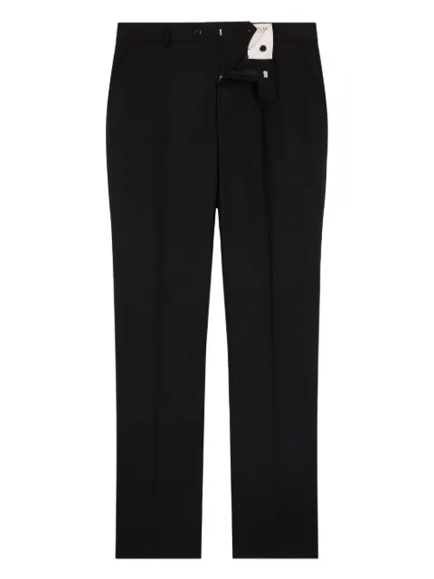 FURSAC concealed-fastening straight trousers