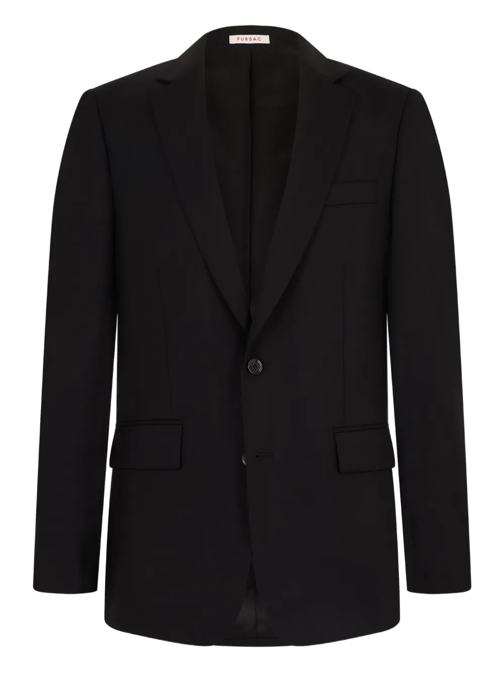 FURSAC single-breasted notched-lapel suit | Black | Image 1