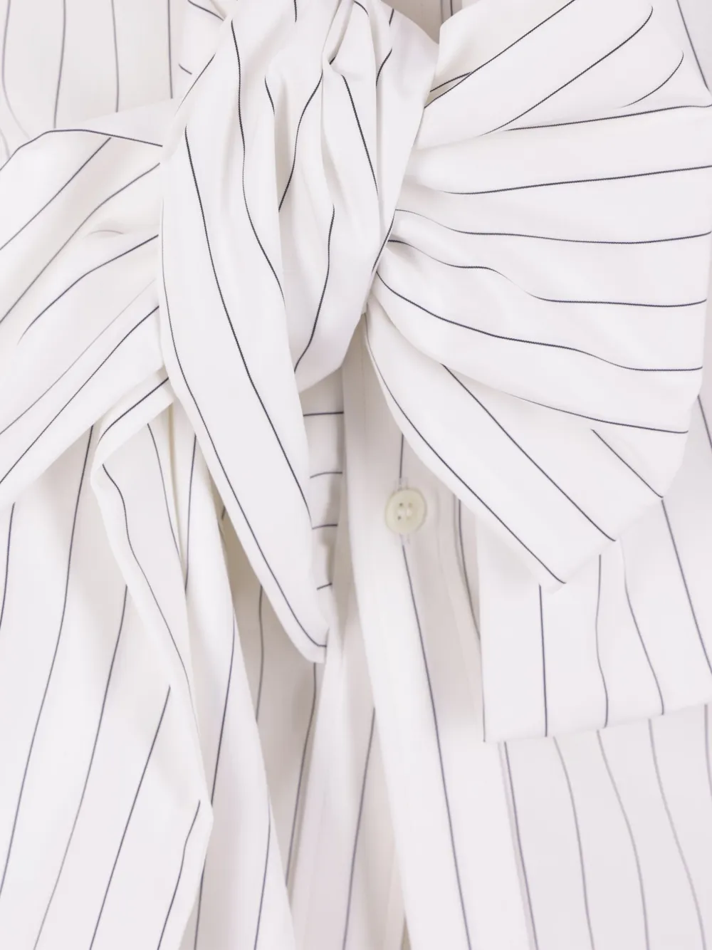 Comme des Garçons Homme Plus Gestreept overhemd Wit