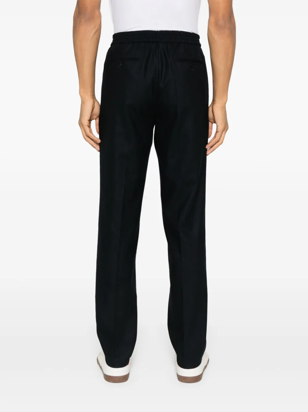 FURSAC Wollen straight broek Blauw