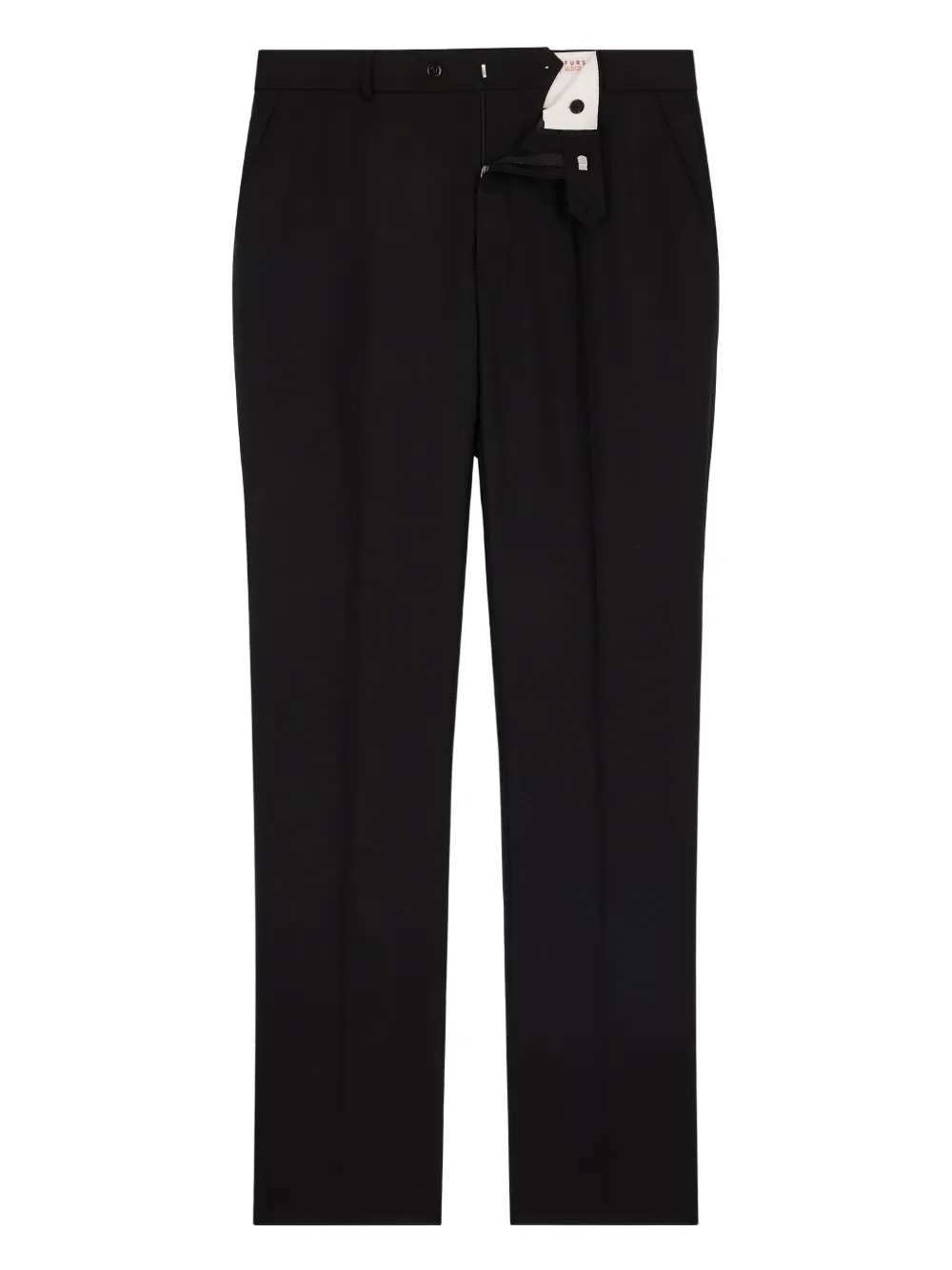 FURSAC front-pleats tailored trousers | Black | Image 1