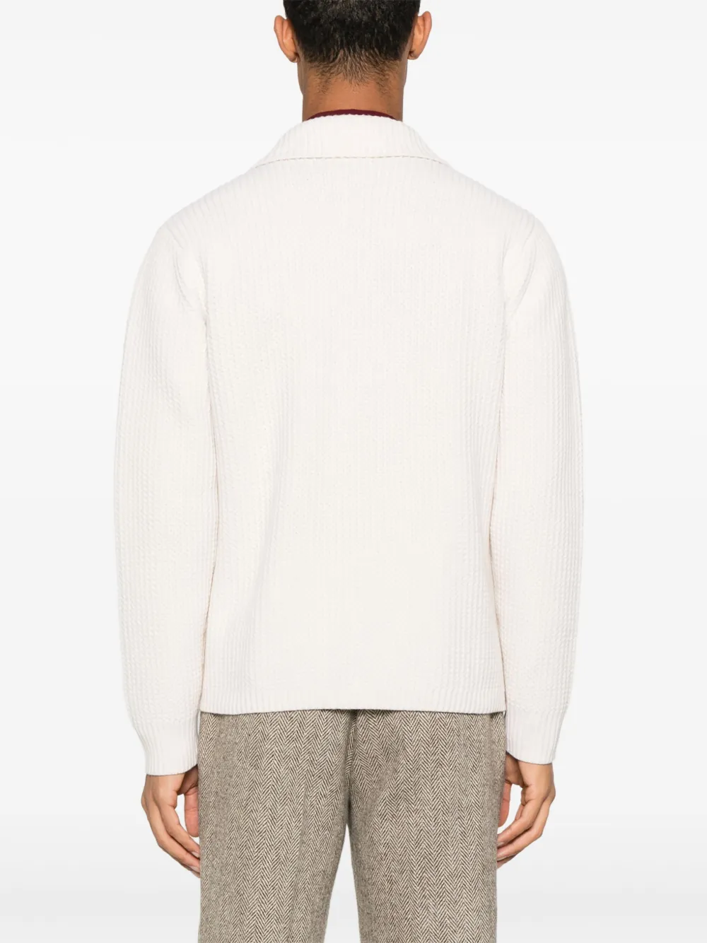 FURSAC Wollen vest Beige