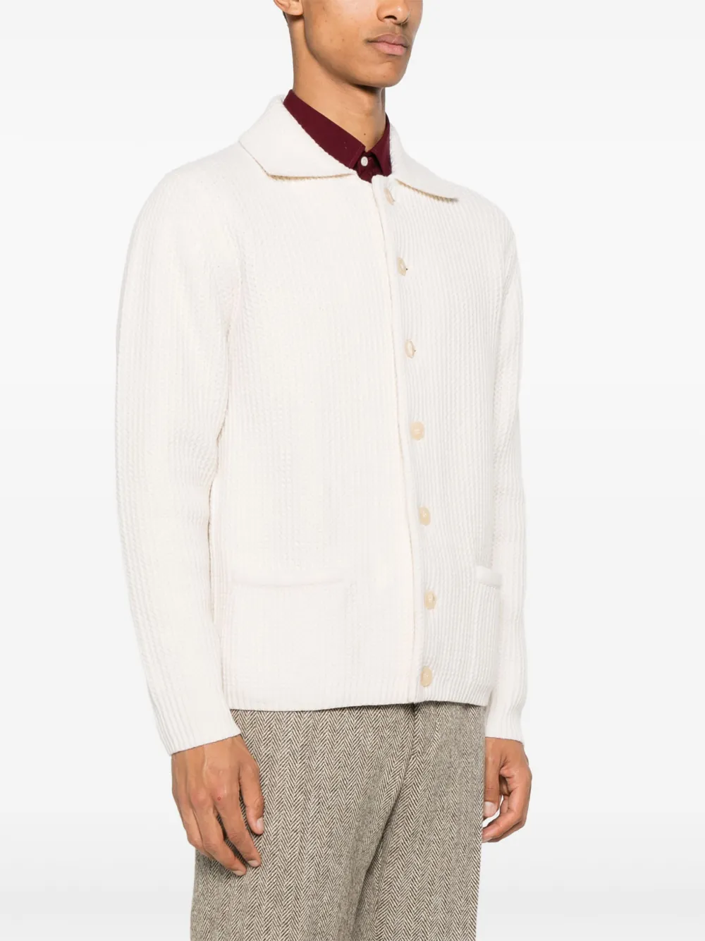 FURSAC Wollen vest Beige