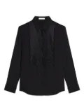 Helmut Lang lace-panel shirt - Black
