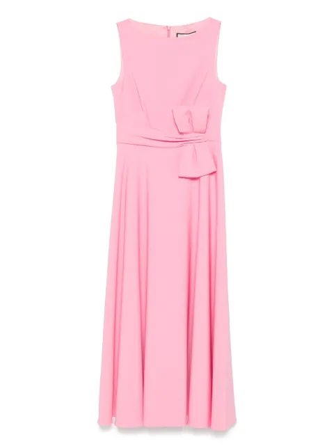NISSA bow-detail midi dress
