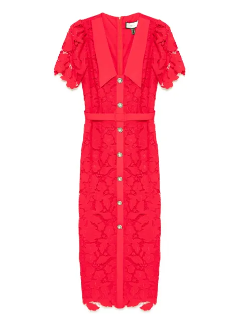 NISSA lace midi dress