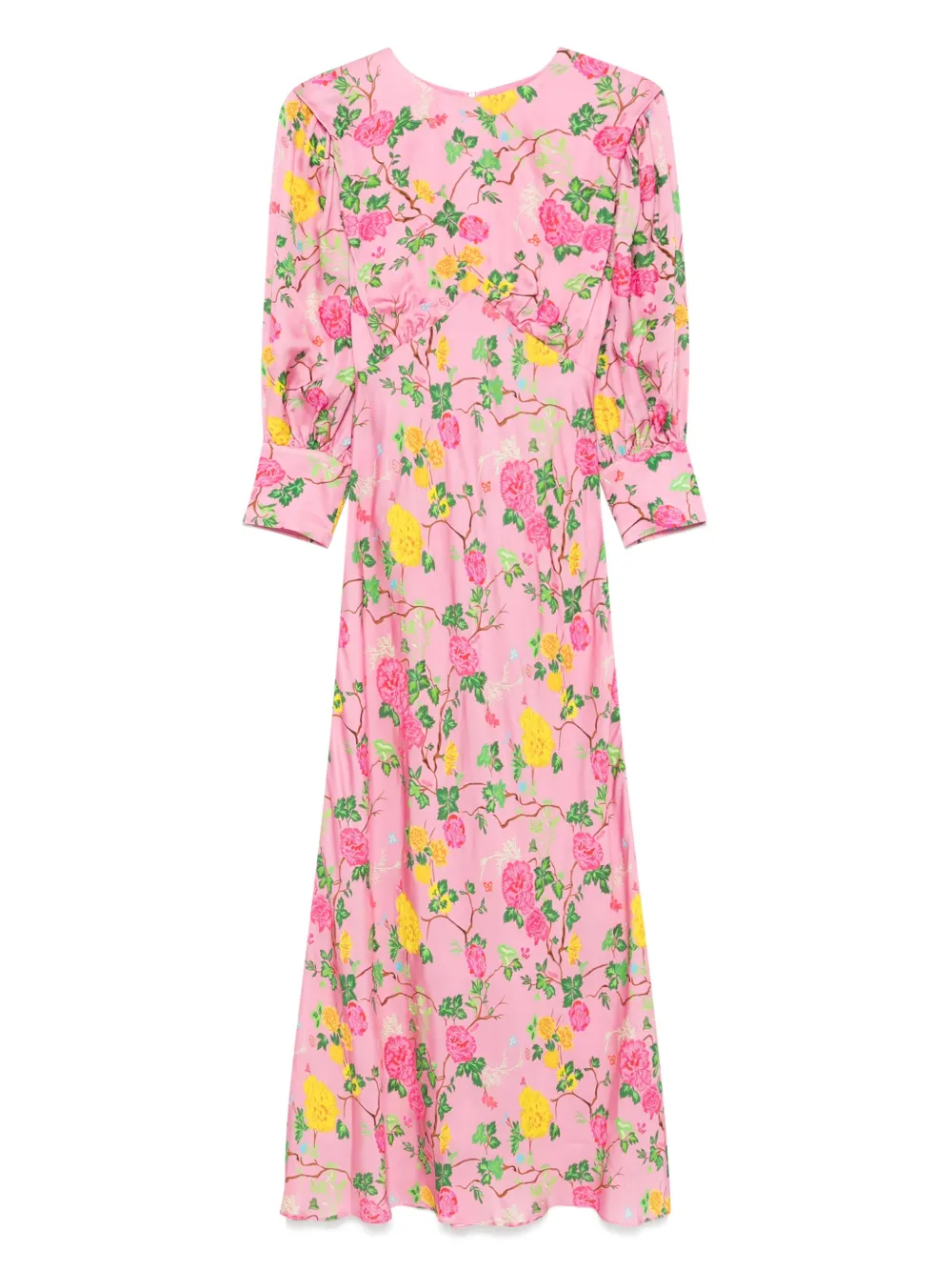 NISSA printed midi dress - Rosa