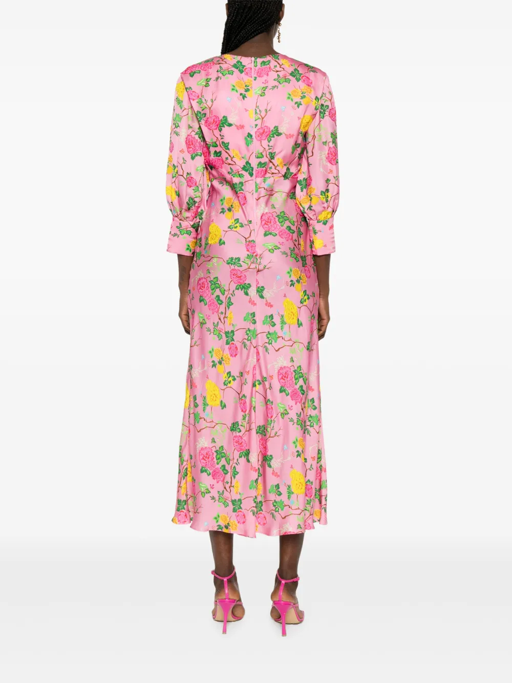 NISSA Midi-jurk met print Roze