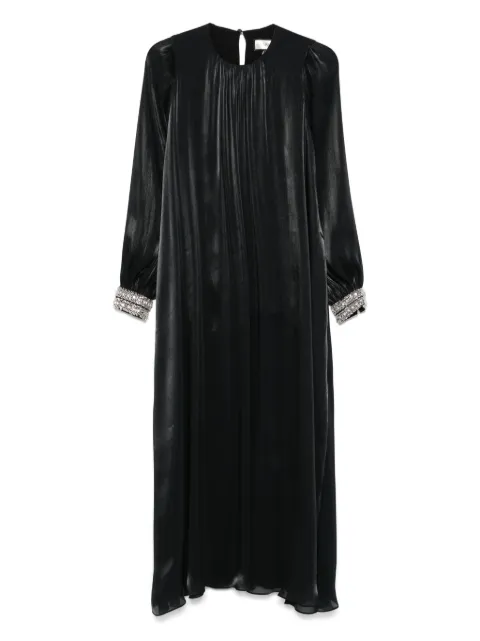 NISSA beaded-cuff maxi dress