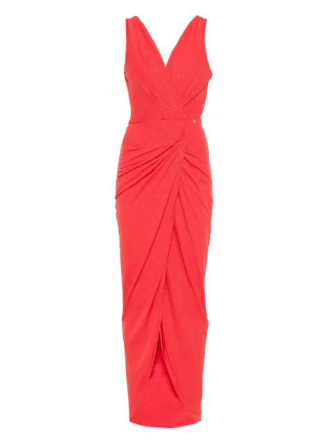 NISSA vestido largo con glitter
