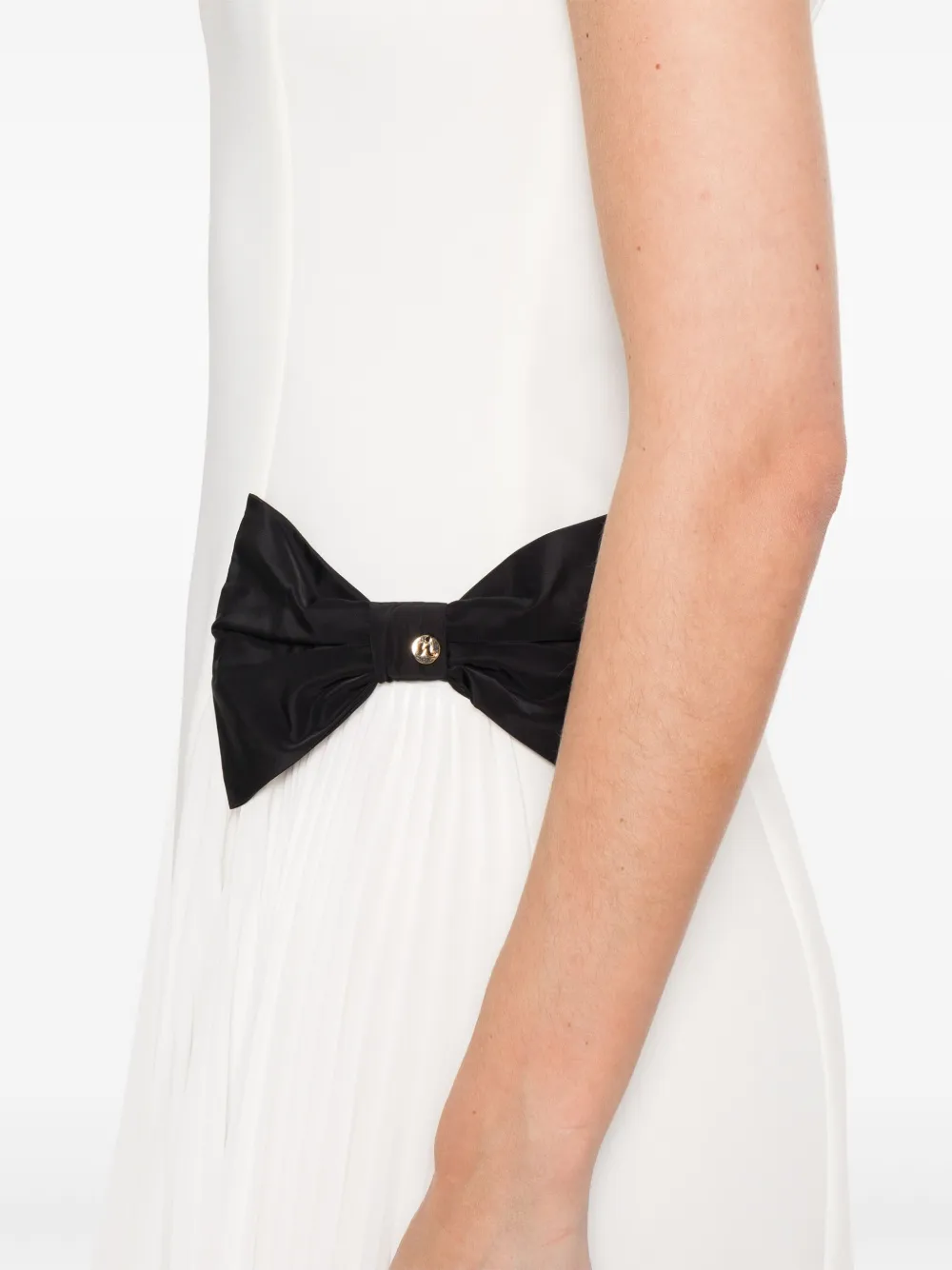 NISSA Midi-jurk met strik-detail Wit