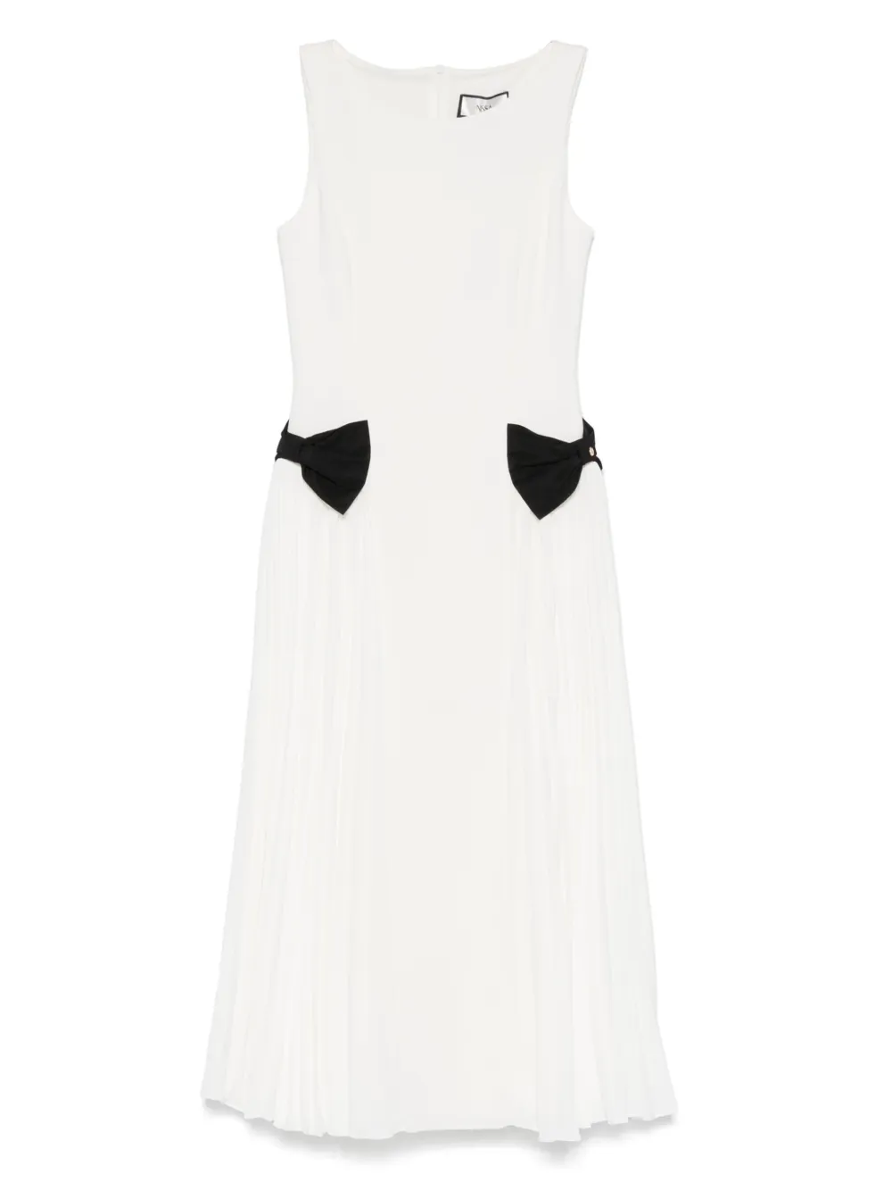 NISSA Midi-jurk met strik-detail Wit
