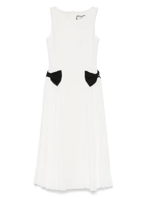 NISSA vestido midi con detalle de moño