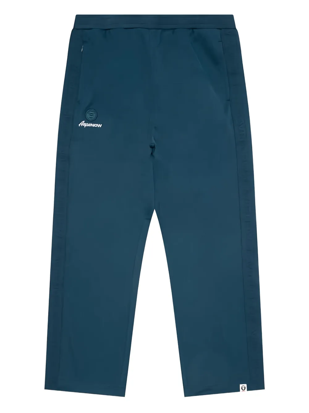 AAPE BY *A BATHING APE tape-seam track pants Blauw