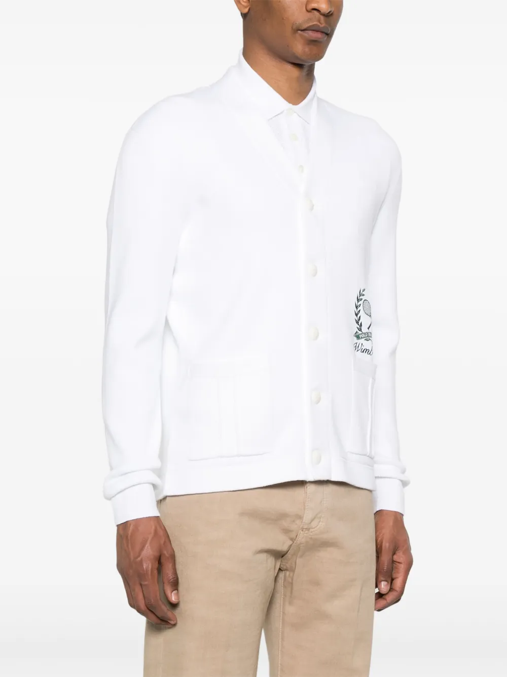 Polo Ralph Lauren x Wimbledon katoenen vest Wit