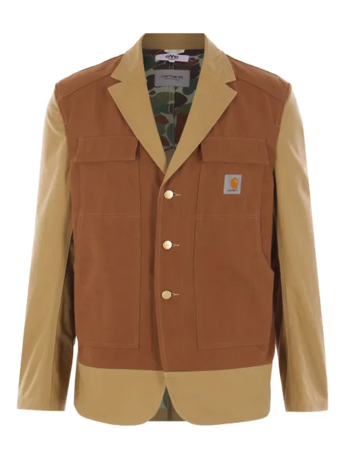 Blazer en coton à empiècements - Junya Watanabe MAN - Modalova