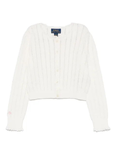 POLO RALPH LAUREN KIDS cable-knit cardigan
