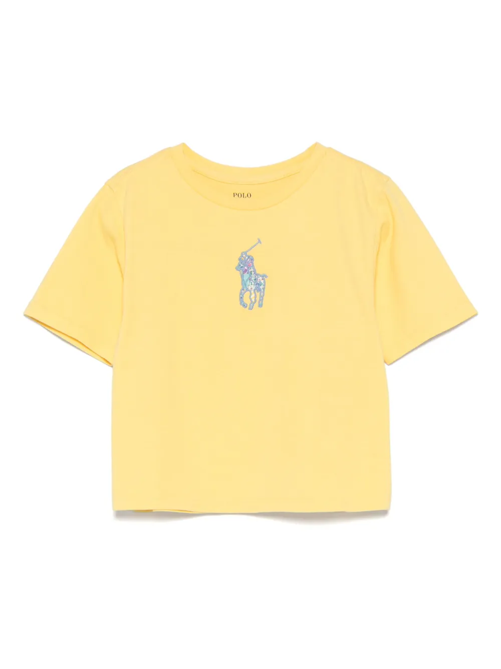 POLO RALPH LAUREN KIDS Katoenen T-shirt Geel