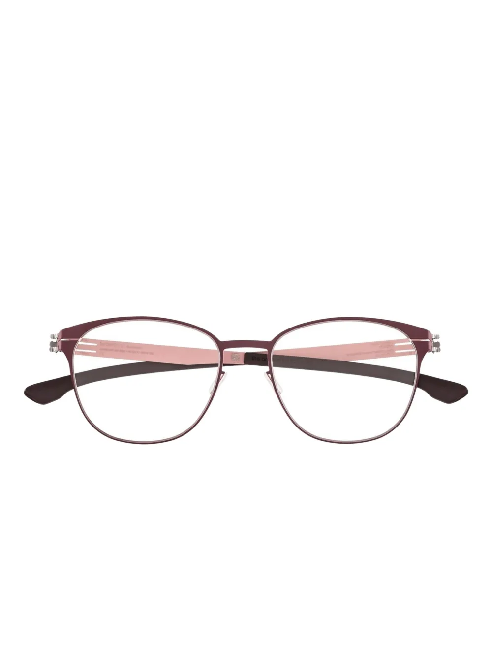 Ic! Berlin double-bridge glasses - レッド Ic! Berlin double-bridge glasses - レッド