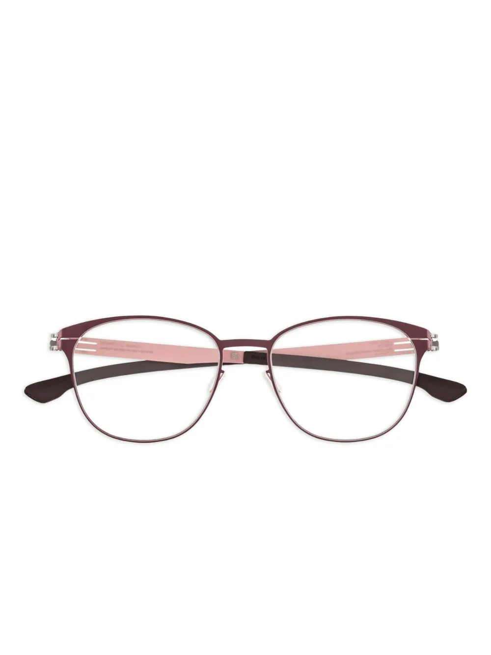 Ic! Berlin lunettes de vue à double pont | rouge | Image 1