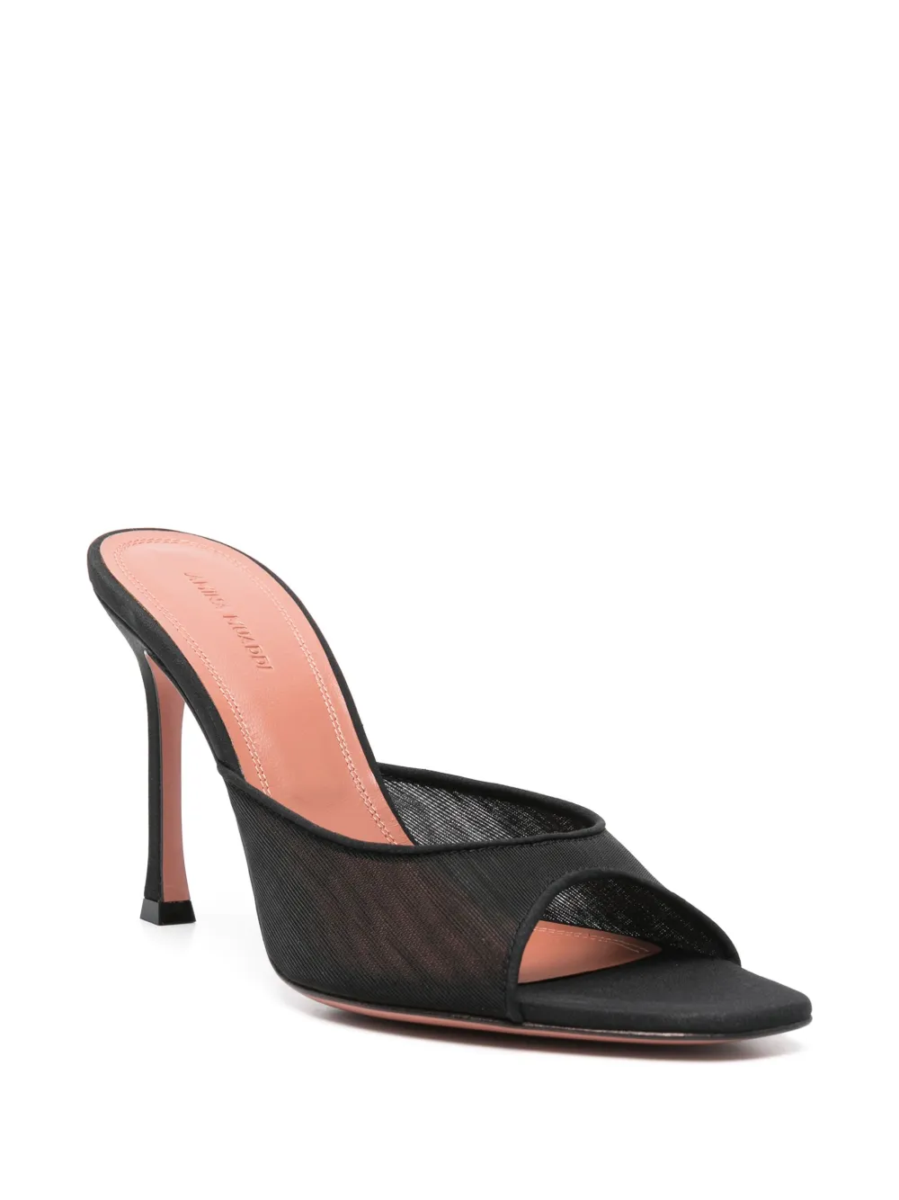 Amina Muaddi 95mm Alexa mules Black